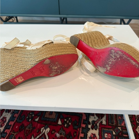 Louboutin platform espadrilles | Size 41 | Box & duster bag included! - Picture 4 of 6